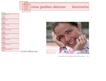 Tablet Screenshot of ninajanssen.com